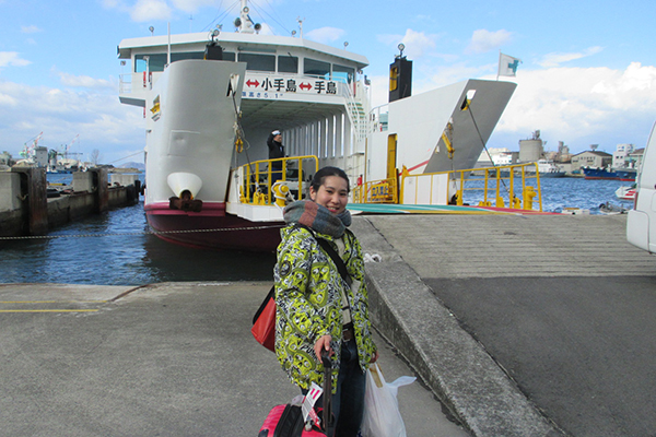 HOTサンダルプロジェクト2015 in Winter　丸亀港から手島へ